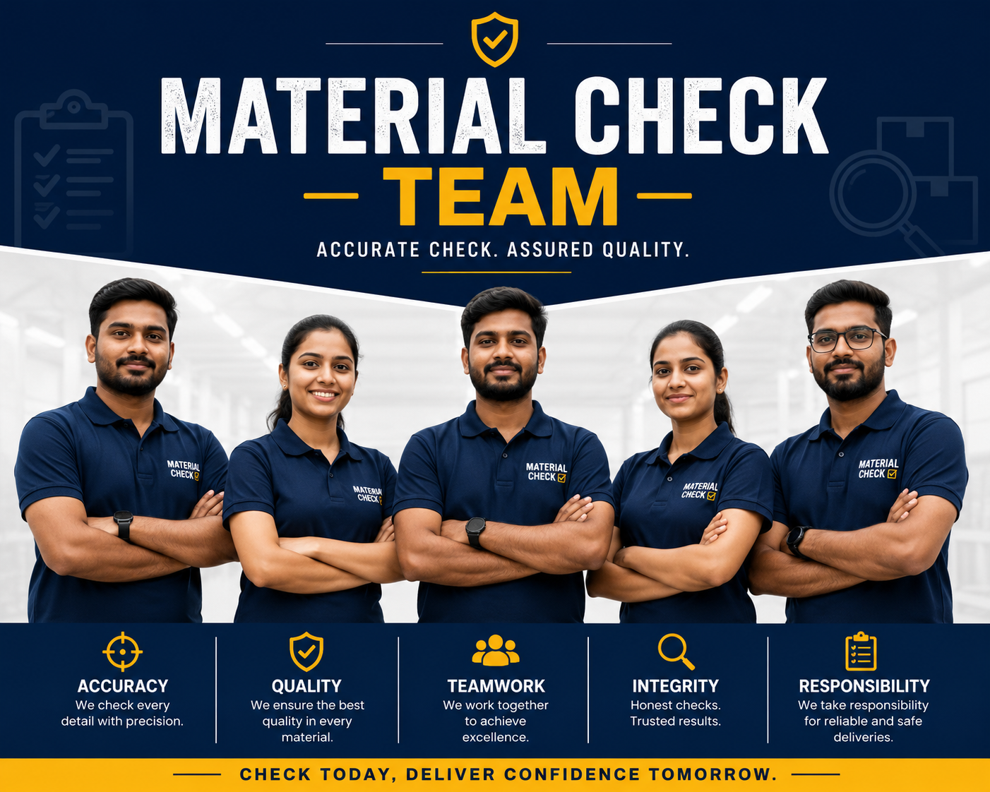 Material check team